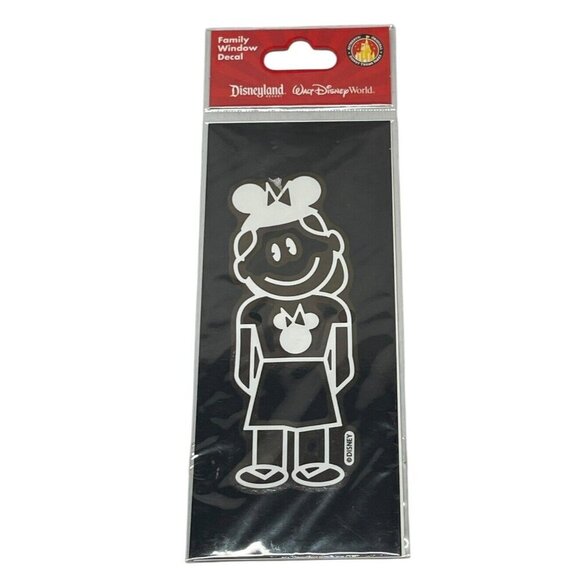 Disney Mickey Mouse Ear Hat Family Daughter/Girl Vinyl Window Sticker Car Decal - Picture 1 of 2